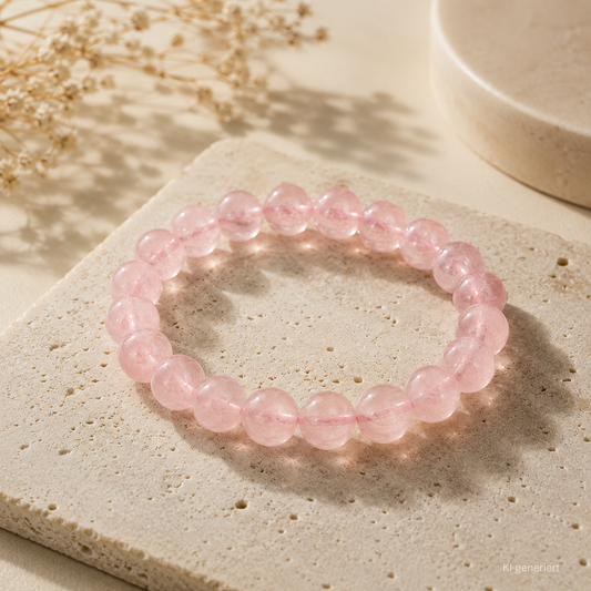 Rosenquarz Armband