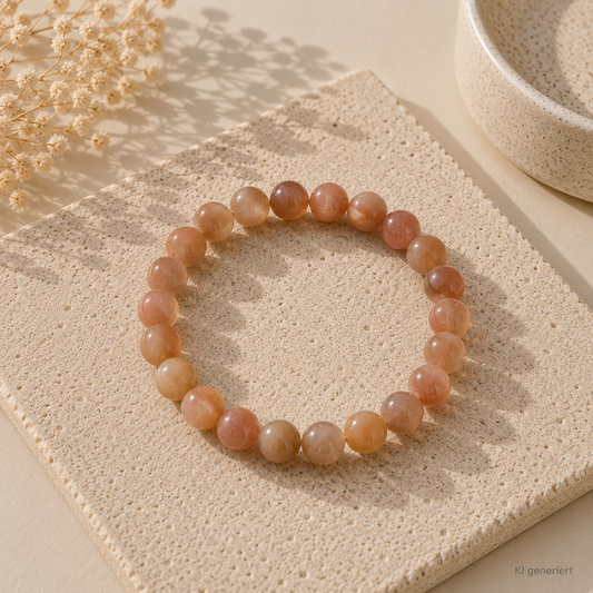 Mondstein Orange Armband