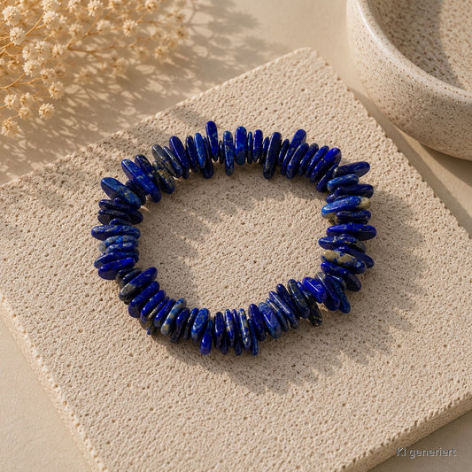 Lapislazuli Armband (Scheiben)