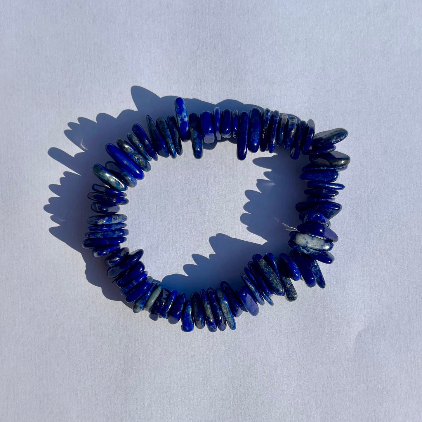 Lapislazuli Armband (Scheiben)