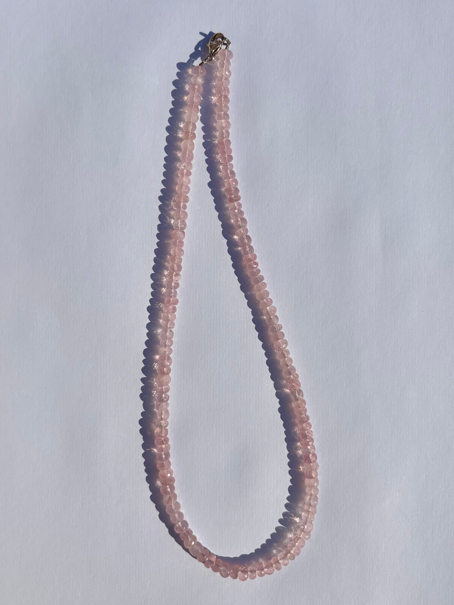 Rosenquarz Kette