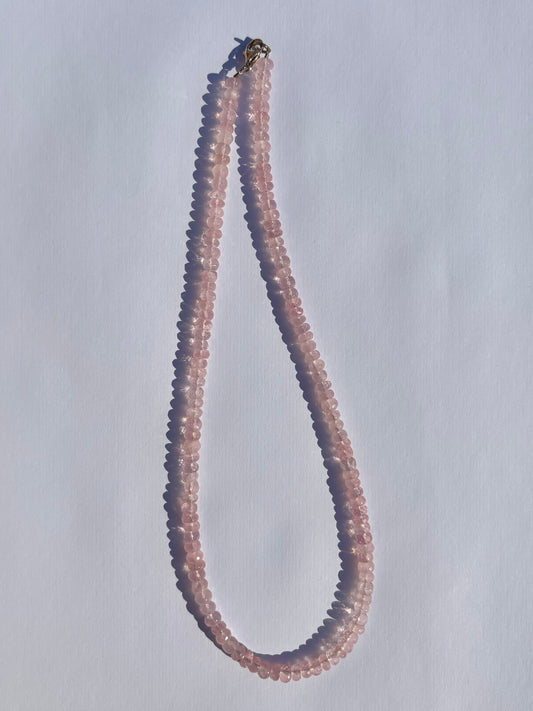Rosenquarz Kette