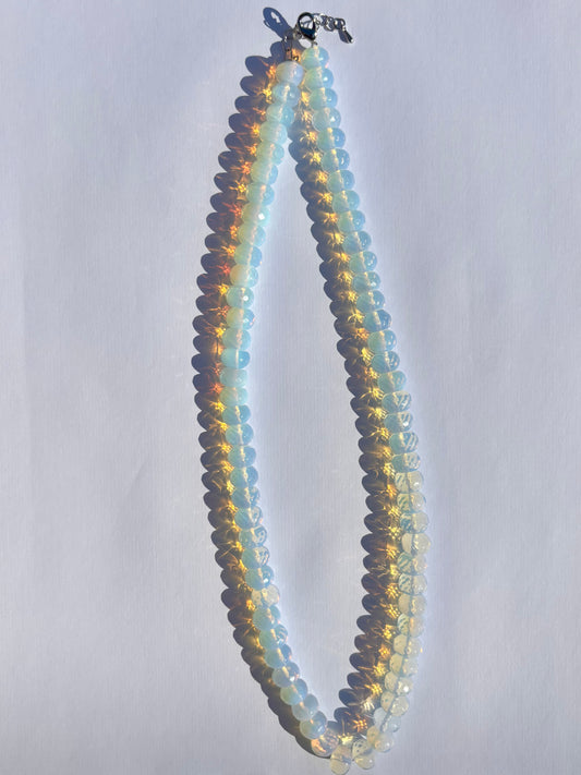 Glasopal (syt) Kette