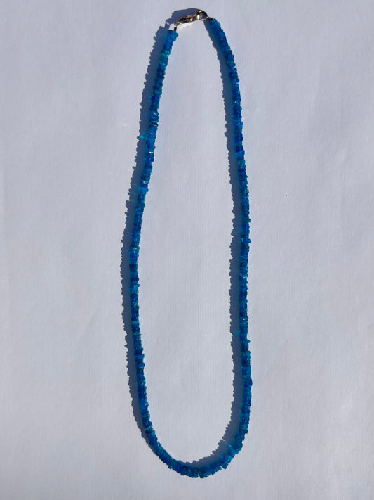 Apatit Kette dunkel blau