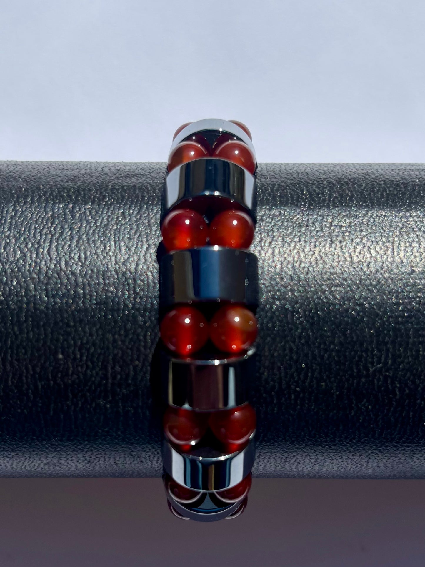 Carneol-Hämatit Armband