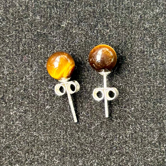 Tigerauge Ohrstecker